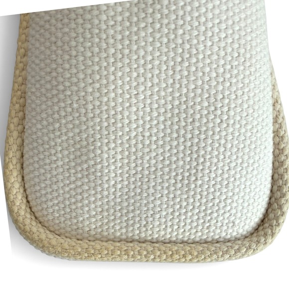 Louis Vuitton Antigua Cabas PM Sailcloth Canvas Tote Ivory Brown Leather Studded - Picture 10 of 14